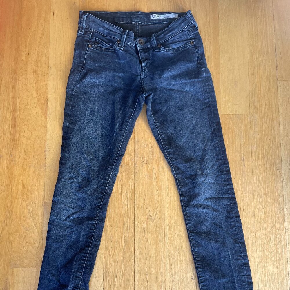 Big Star Dark Denim Skinny Tapered Leg Jeans